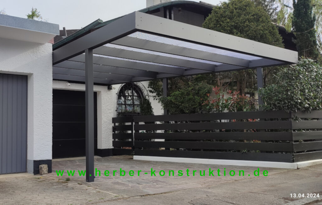 Carport Aluminium Starnberg Polycarbonat