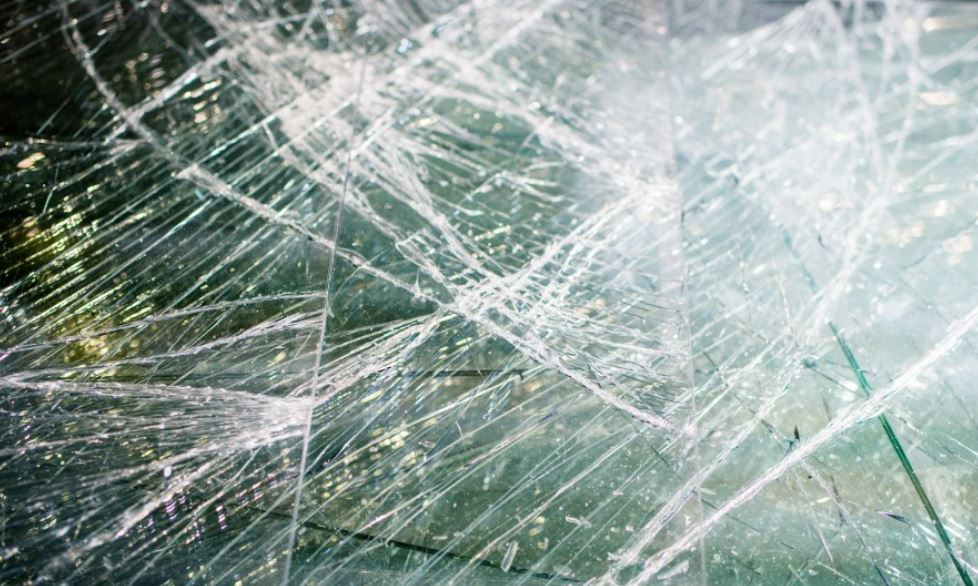 Terrassenüberdachung Hagelschaden Glas